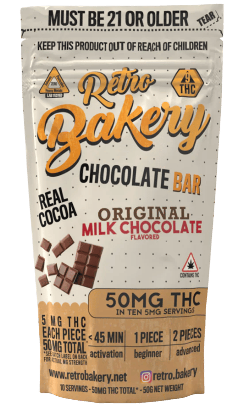 Retro Bakery- Milk Chocolate Bar