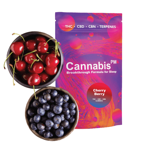(MED) Cannabis PM Gummies - Cherry Berry